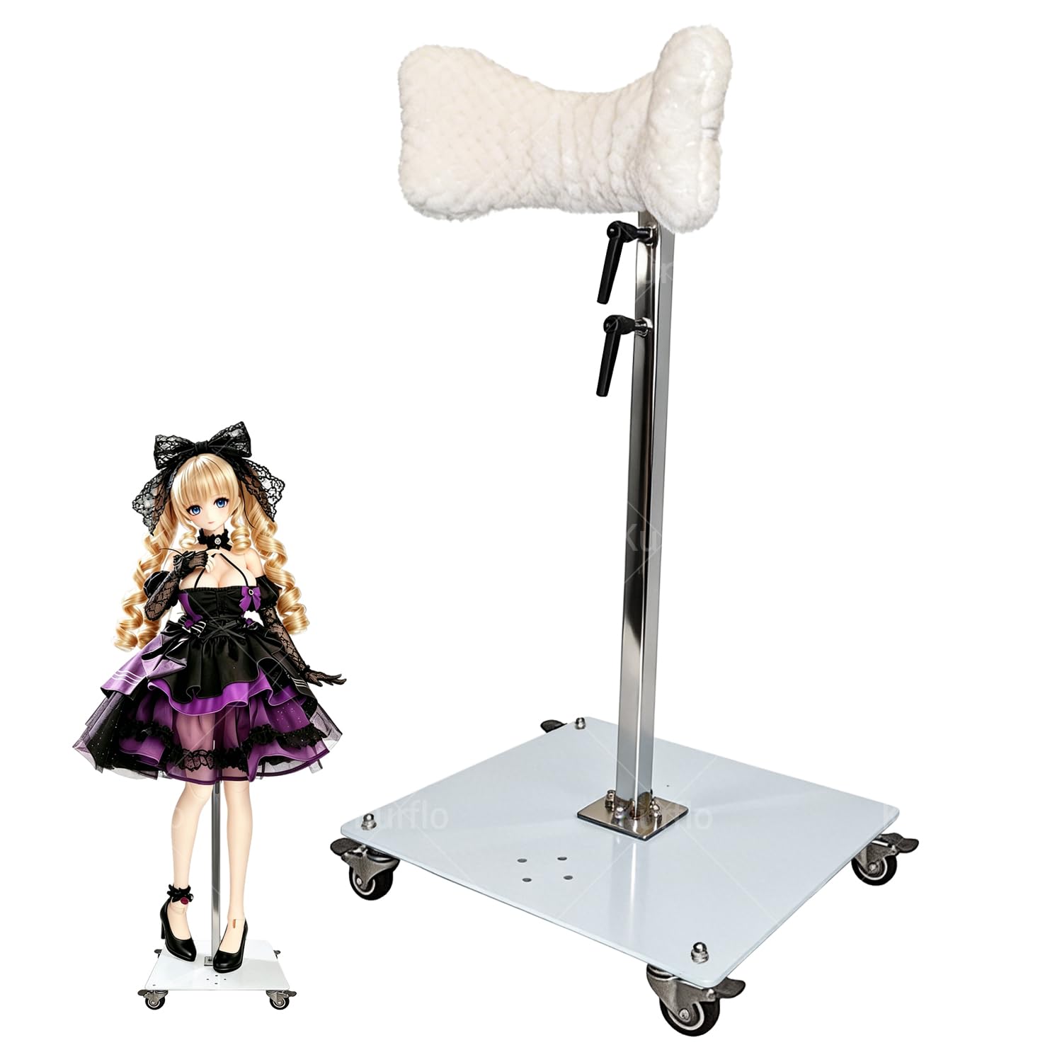 ドールスタンド 高さ調整可能 転倒防止機能付き Amazon.co.jp: Kurflo ラブドール 等身大ドール 130cm–175cm スタンド